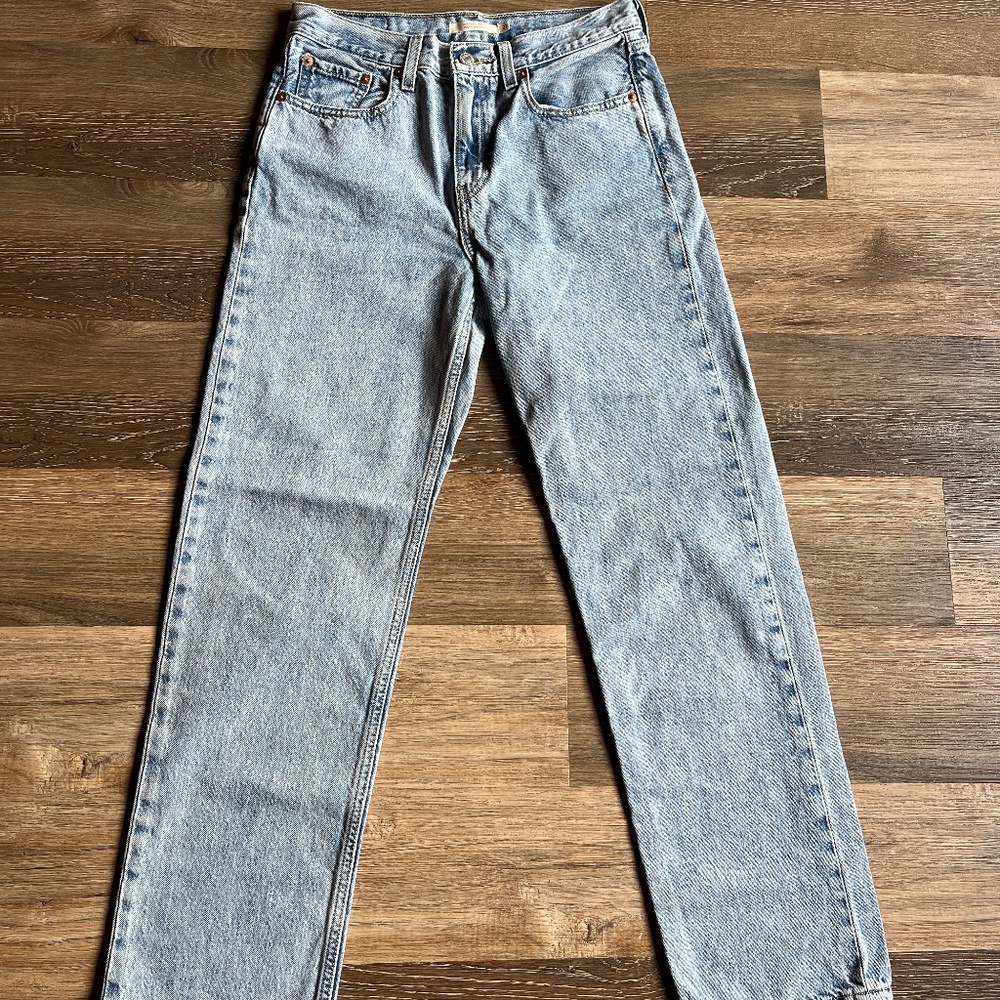 Levi's Light Blue Straight Leg Jeans
